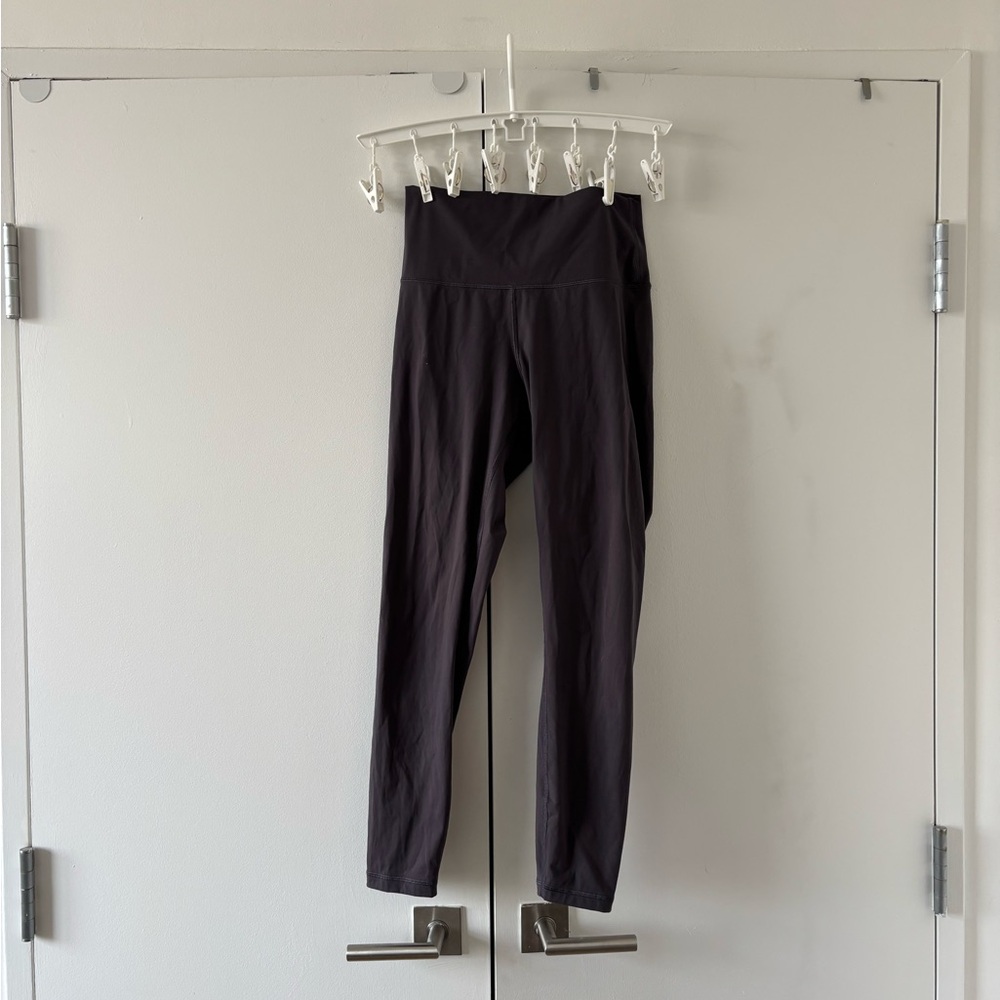 Purple High-Waisted Leggings